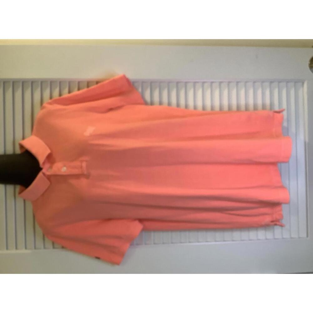 Superdry Classic Pique Polo 2XL Neon Orange Vintage Destroyed Polo Distressed